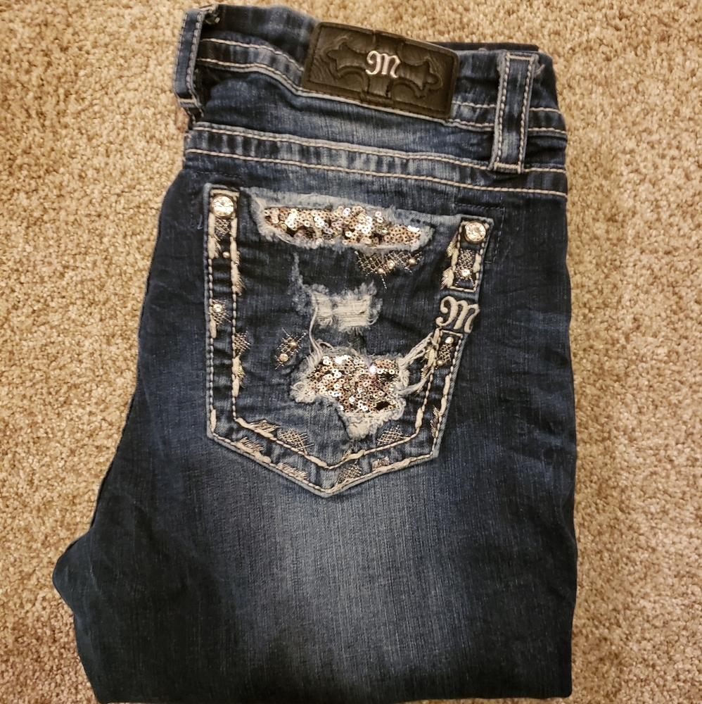 Miss Me Jean's Dark Wash